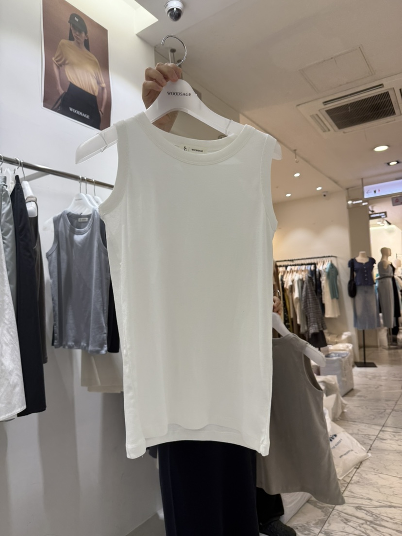 WOOD SAGE韓國代購女士新款人氣真品職業25春夏推薦吊帶背心WOOD SAGE吊帶/背心
