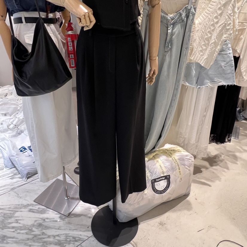 DARKBEIGE韓國直郵女士新品人氣職業25春夏真品時尚休閑休閑褲DARK BEIGE休閑褲圖色2