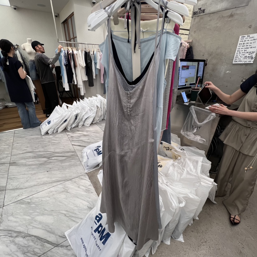 BREATHE韓國直郵女士新款人氣推薦時尚25春夏熱賣職業連衣裙BREATHE連衣裙