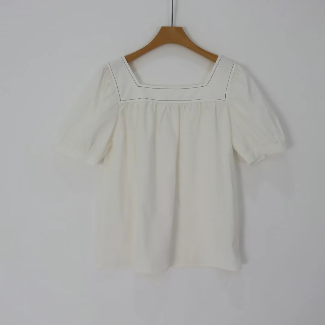 IGOTC-아가씨-T東大門代購女裝新品熱賣25春夏襯衫蕾絲衫IGOTC-아가씨-T襯衫/蕾絲衫