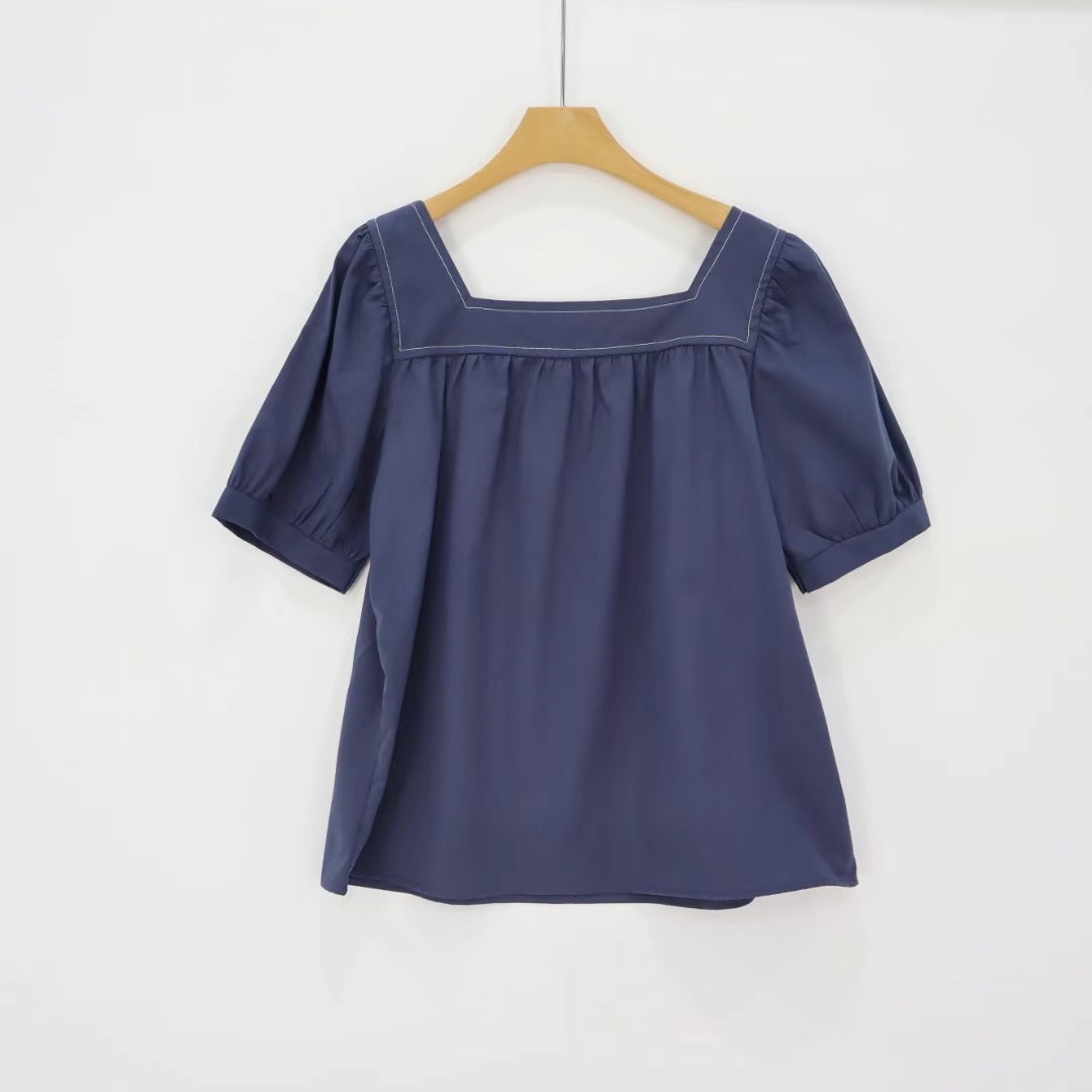 IGOTC-아가씨-T東大門代購女裝新品熱賣25春夏襯衫蕾絲衫IGOTC-아가씨-T襯衫/蕾絲衫圖色3