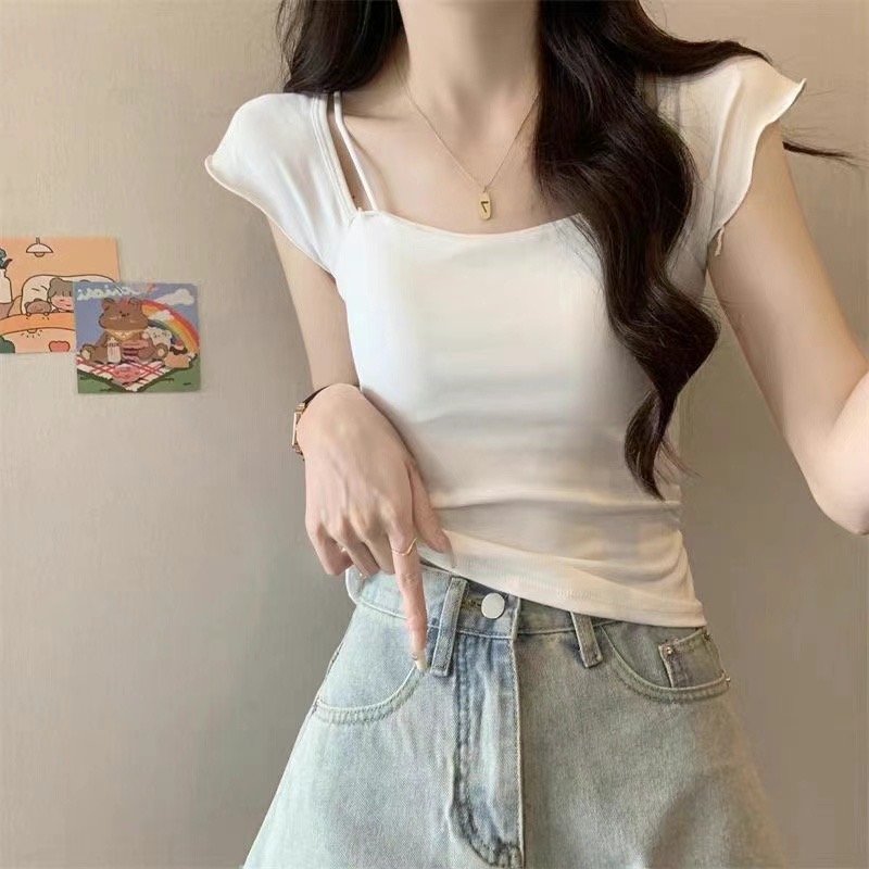 IGOTC-아가씨-T韓國代購女裝新品人氣真品休閑25春夏職業T恤IGOTC-아가씨-TT恤