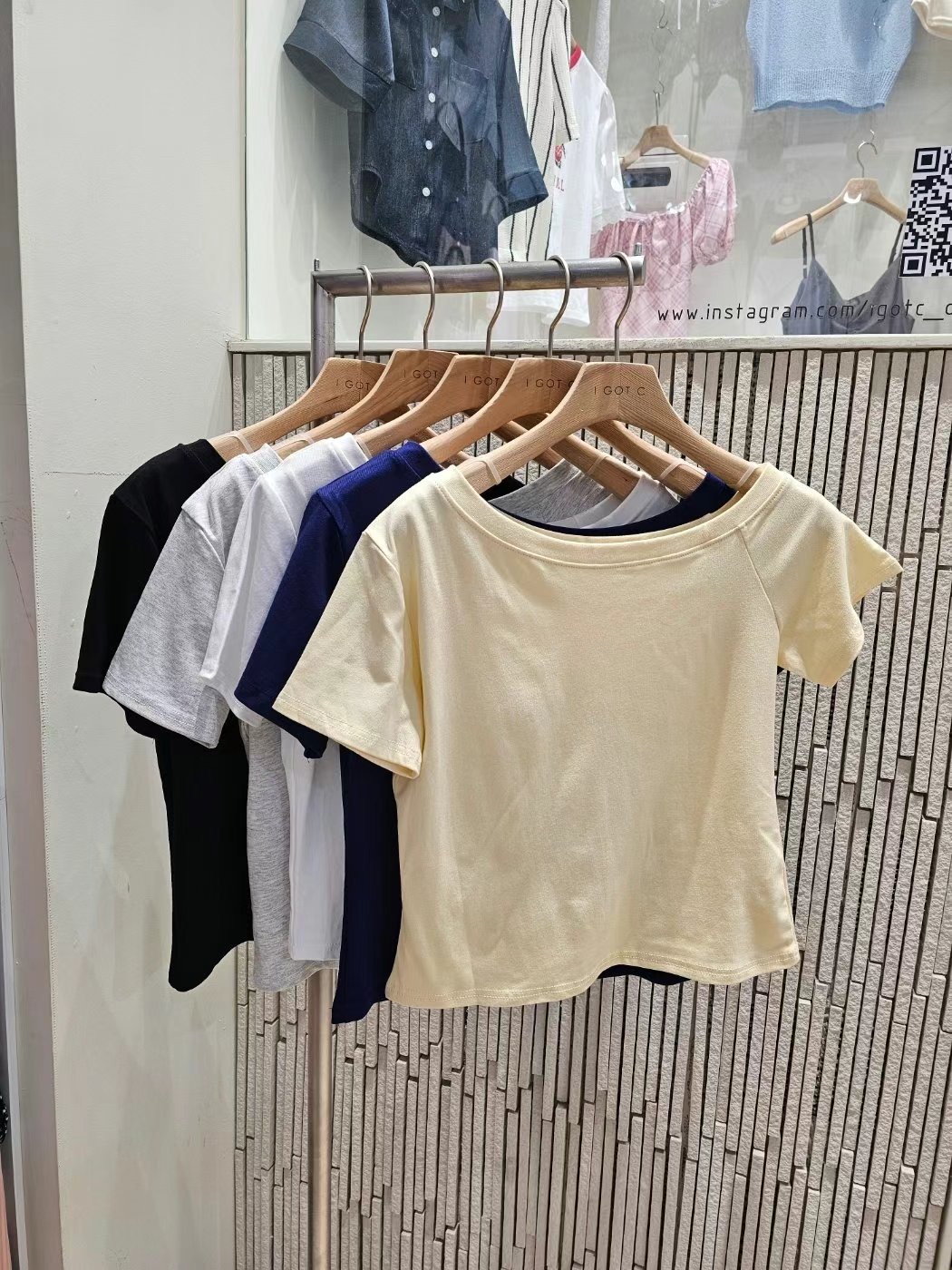 IGOTC-아가씨-T東大門直郵女裝新品25春夏時尚職業真品T恤IGOTC-아가씨-TT恤