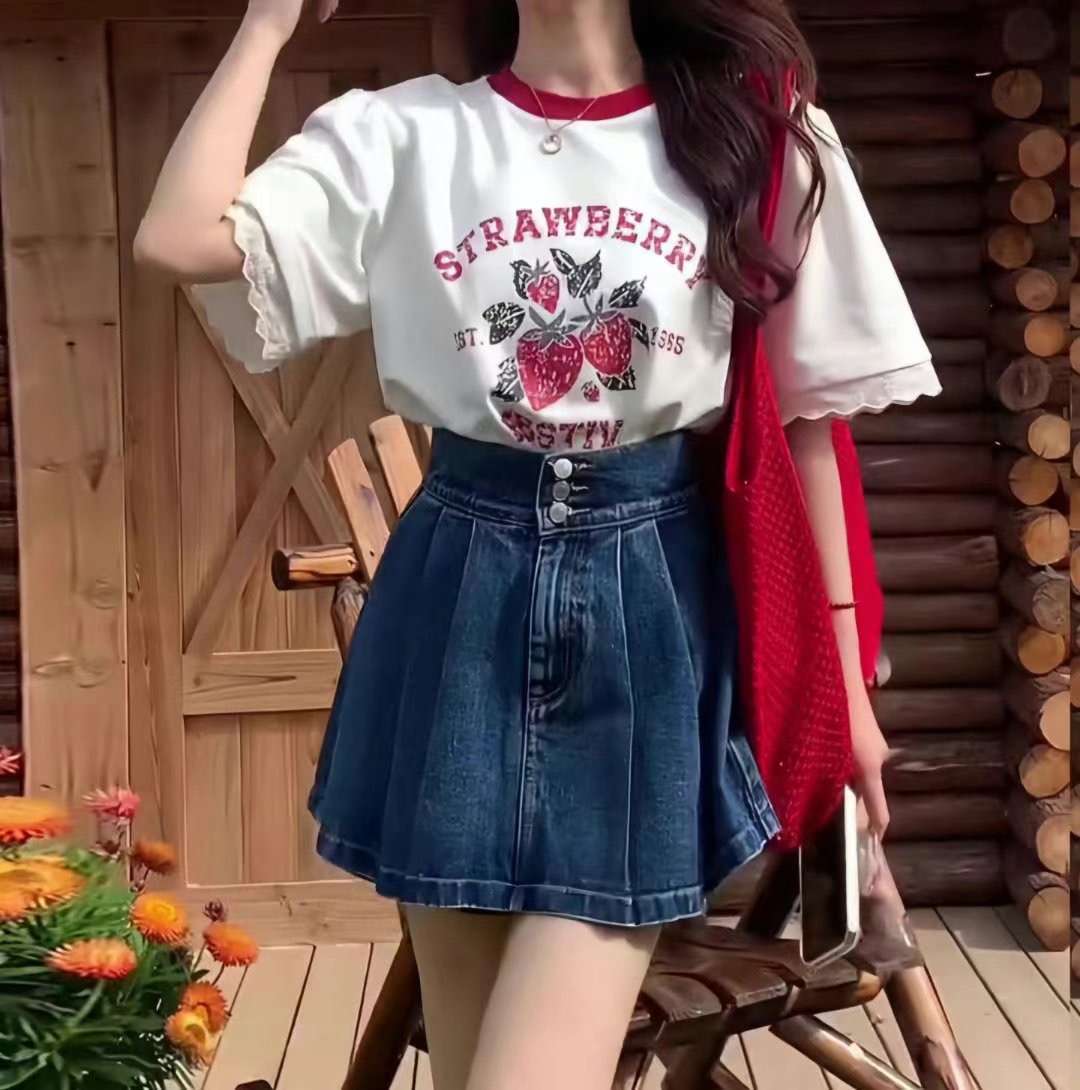IGOTC-아가씨-T東大門直郵女裝新品時尚熱賣真品休閑推薦T恤IGOTC-아가씨-TT恤