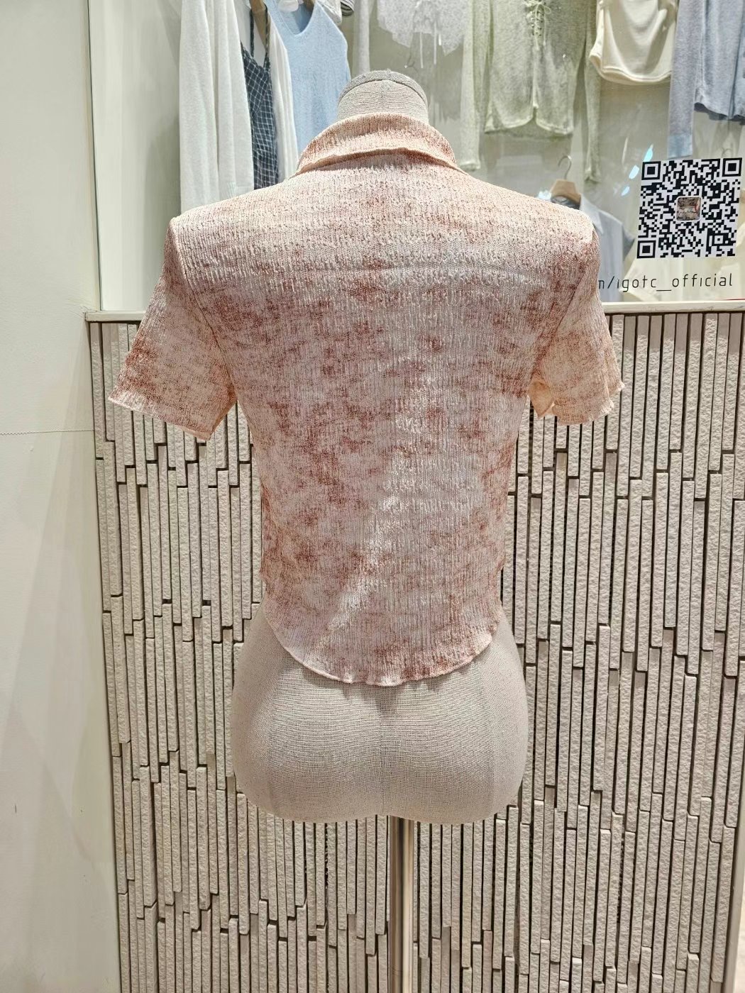 IGOTC-아가씨-T東大門直郵女士新款休閑熱賣人氣襯衫蕾絲衫IGOTC-아가씨-T襯衫/蕾絲衫