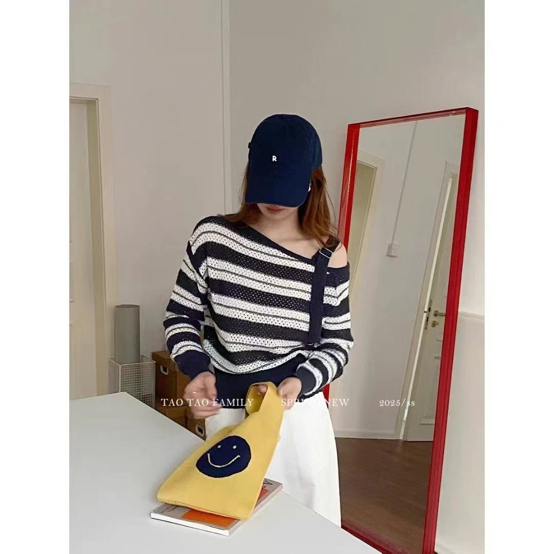 IGOTC-아가씨-T東大門實拍女士新款休閑人氣25春夏針織衫IGOTC-아가씨-T針織衫