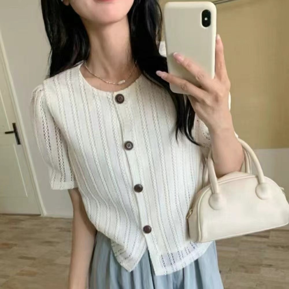 IGOTC-아가씨-T韓國直郵女士新款熱賣時尚推薦襯衫蕾絲衫IGOTC-아가씨-T襯衫/蕾絲衫