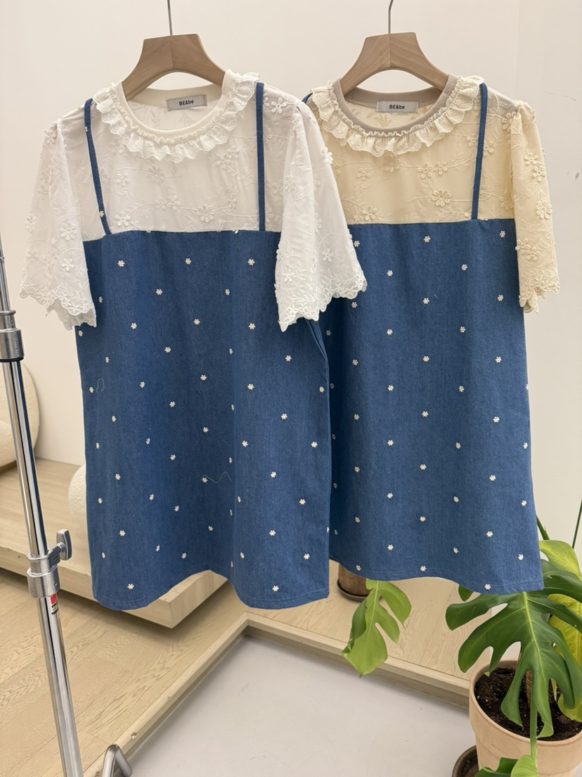 BE&amp;BE東大門直郵女裝新款25春夏休閑熱賣時尚推薦連衣裙BE&be連衣裙