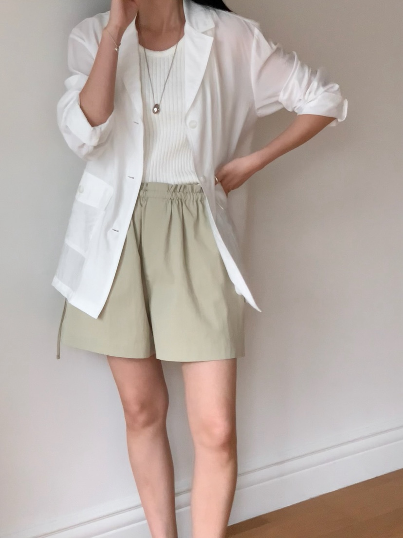 SORBET韓國直郵女士新品真品25春夏職業時尚人氣推薦休閑夾克SORBET/flat white夾克