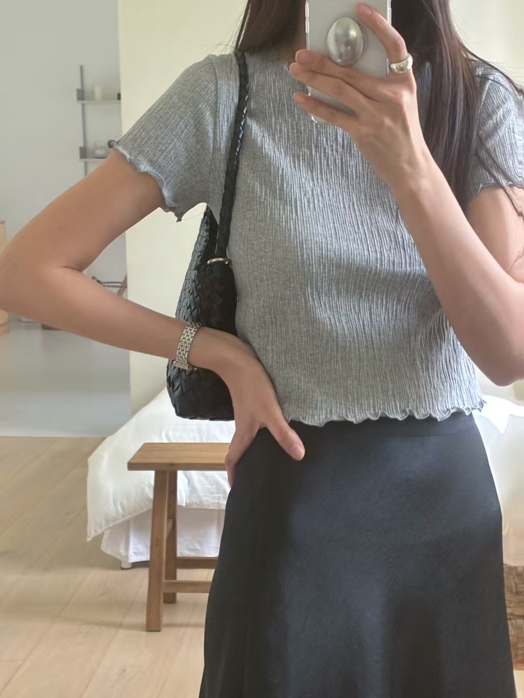 TOUST東大門代購女裝新品人氣25春夏真品時尚熱賣休閑職業T恤TOUSTT恤圖色2