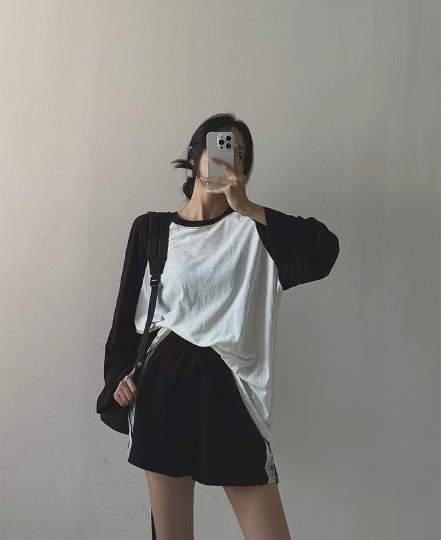T-HOUSE-티하우스-T東大門直郵女裝新品人氣職業長袖T恤T-HOUSE-티하우스-T長袖T恤
