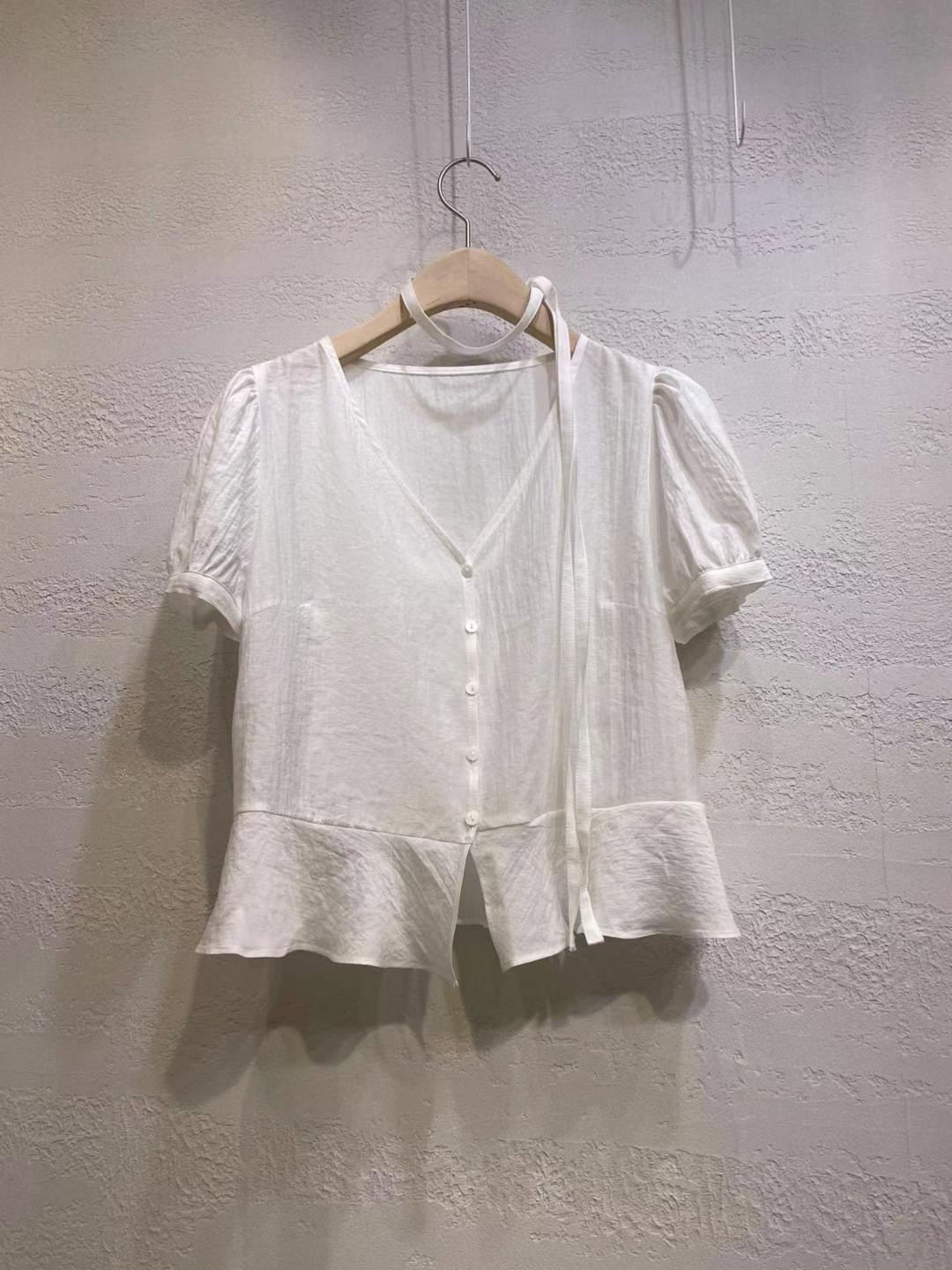 J ME東大門實拍女裝新款職業推薦真品25春夏時尚襯衫蕾絲衫J ME襯衫/蕾絲衫圖色2