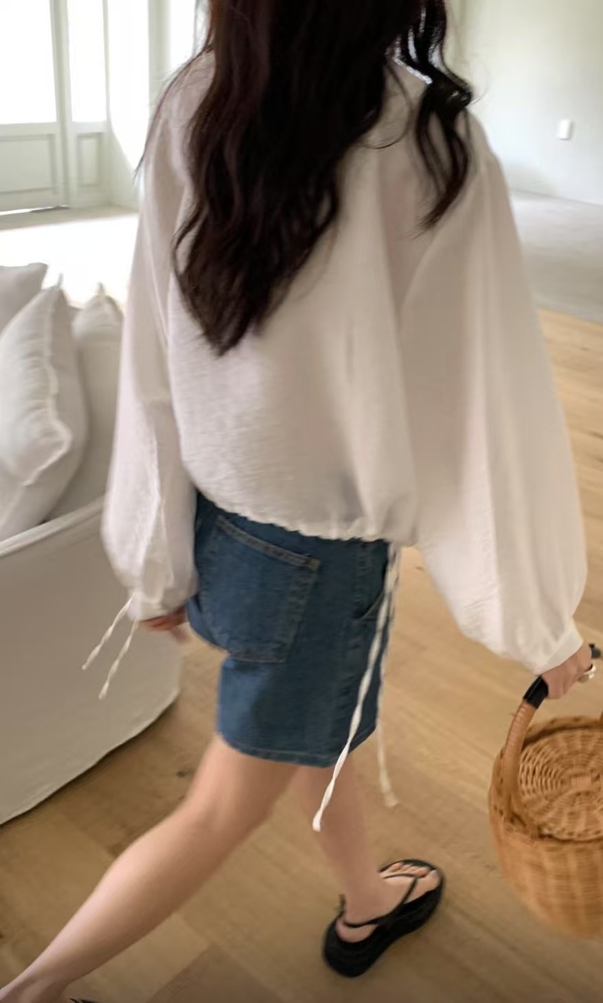 DE ONDO韓國代購女裝新品真品職業時尚推薦25春夏襯衫蕾絲衫DE ONDO襯衫/蕾絲衫