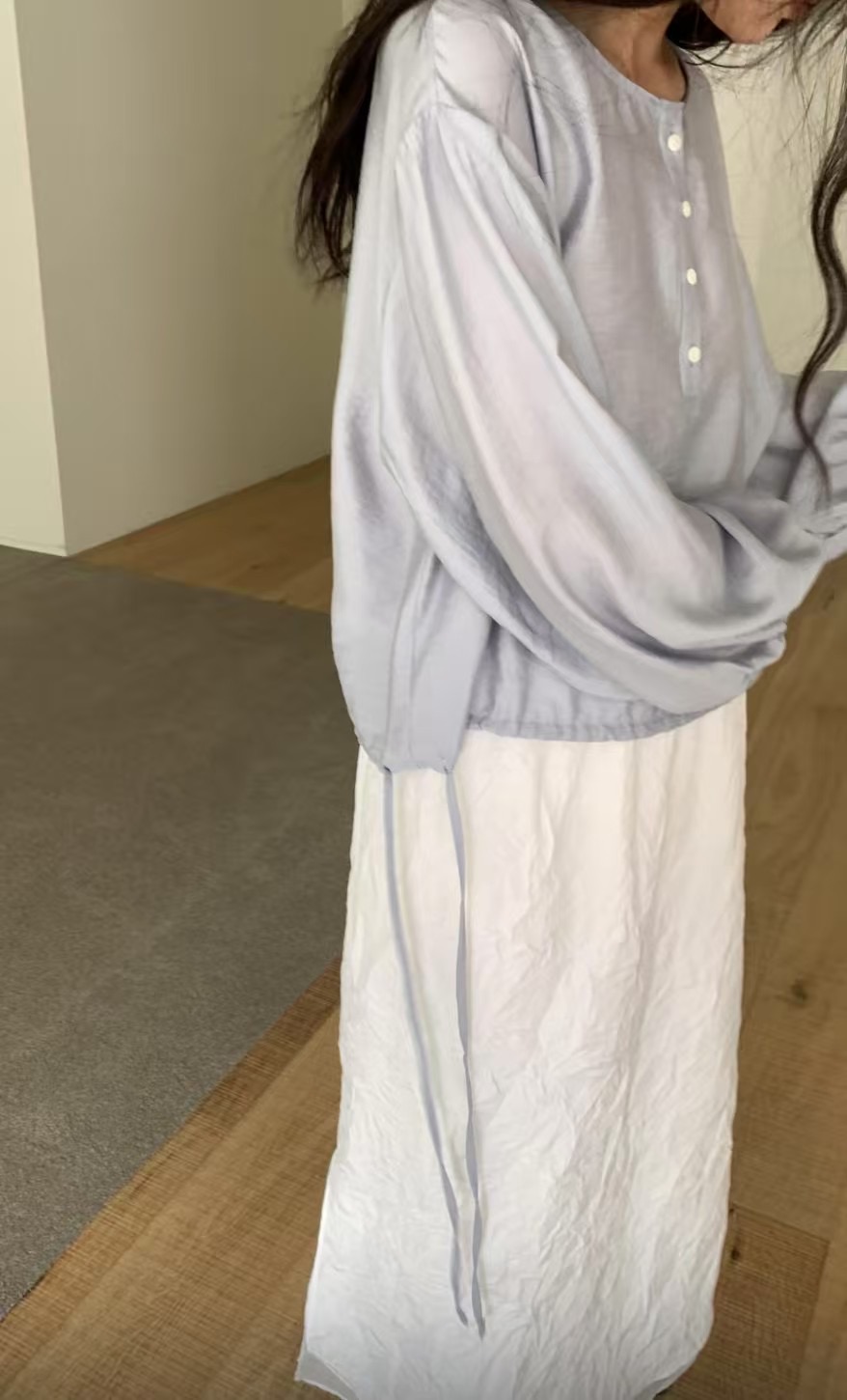 DE ONDO韓國代購女裝新品真品職業時尚推薦25春夏襯衫蕾絲衫DE ONDO襯衫/蕾絲衫