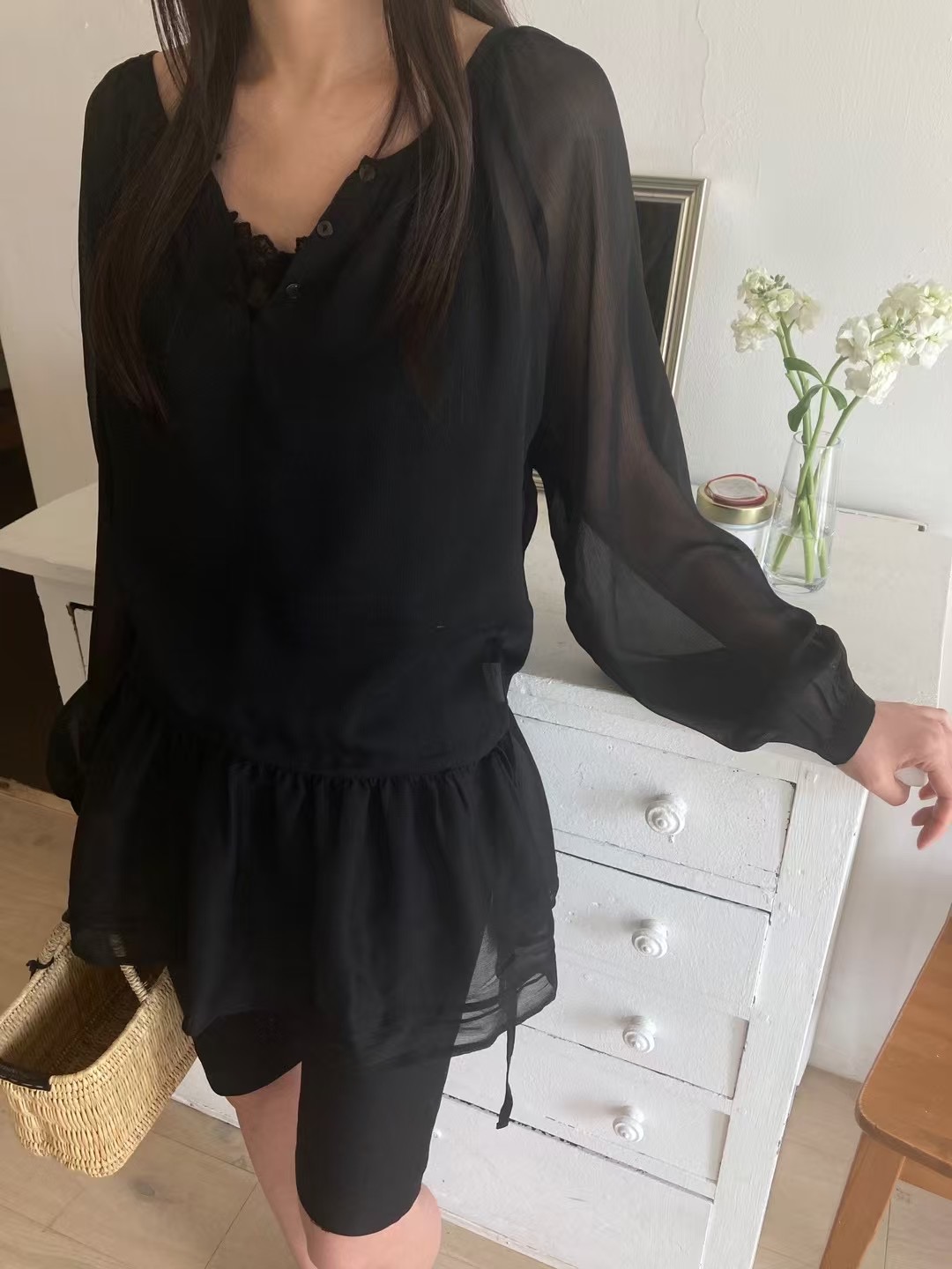 TOUST東大門實拍女裝新品休閑熱賣人氣25春夏推薦襯衫蕾絲衫TOUST襯衫/蕾絲衫