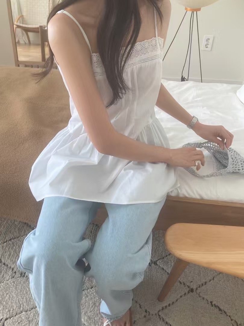 TOUST韓國直郵女裝新款熱賣推薦25春夏休閑時尚職業吊帶背心TOUST吊帶/背心