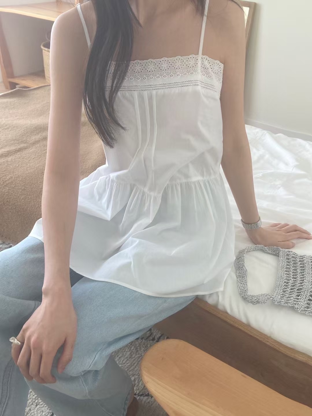 TOUST韓國直郵女裝新款熱賣推薦25春夏休閑時尚職業吊帶背心TOUST吊帶/背心