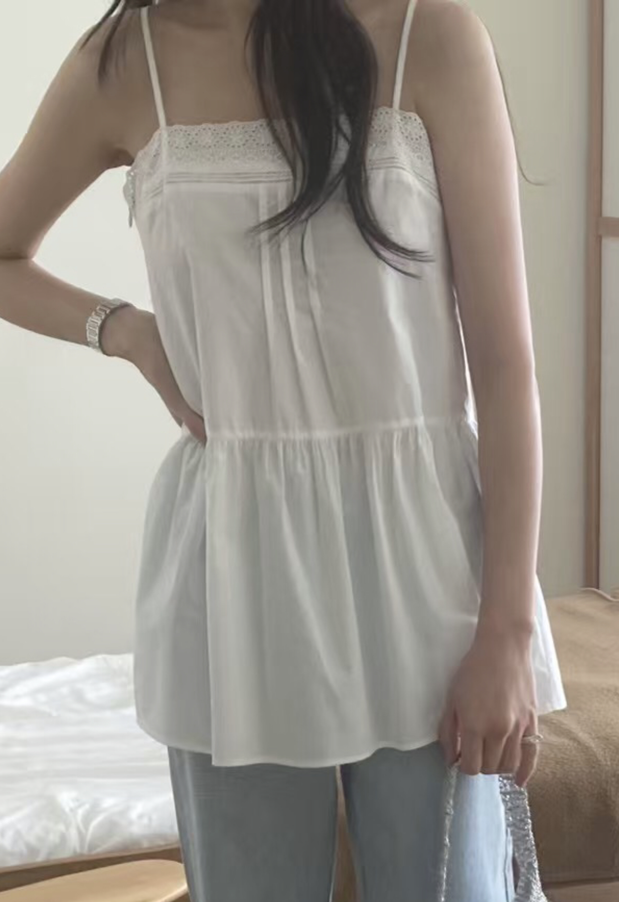 TOUST韓國直郵女裝新款熱賣推薦25春夏休閑時尚職業吊帶背心TOUST吊帶/背心
