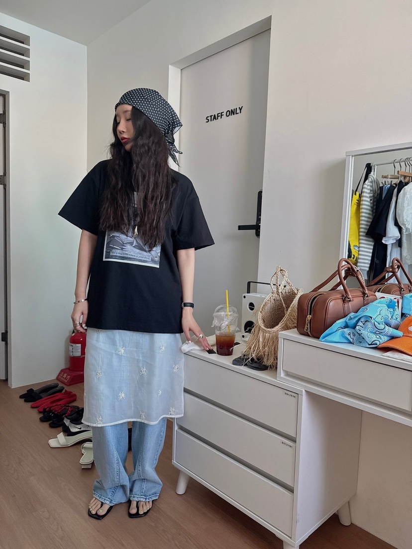 MADE-P韓國直郵女裝新款推薦時尚真品熱賣人氣職業25春夏T恤MADE-PT恤