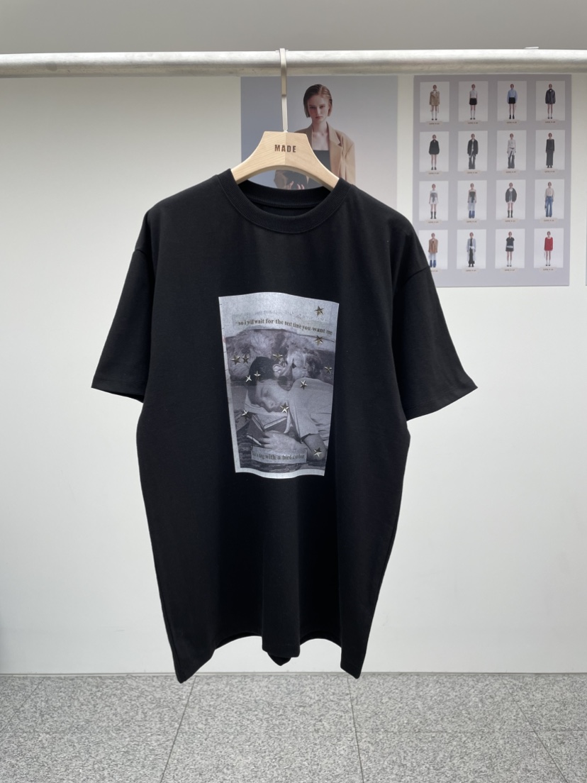 MADE-P韓國直郵女裝新款推薦時尚真品熱賣人氣職業25春夏T恤MADE-PT恤圖色2