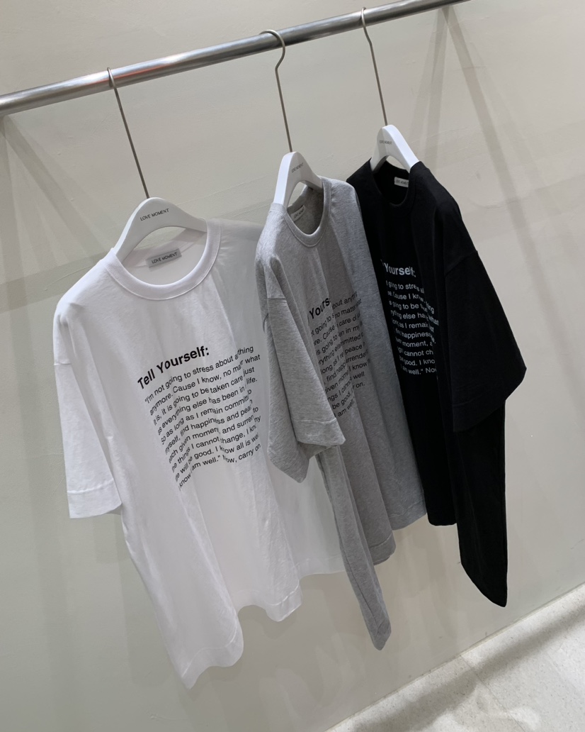 LOVE MOMENT韓國代購女裝新款職業時尚推薦熱賣真品25春夏T恤LOVE MOMENTT恤