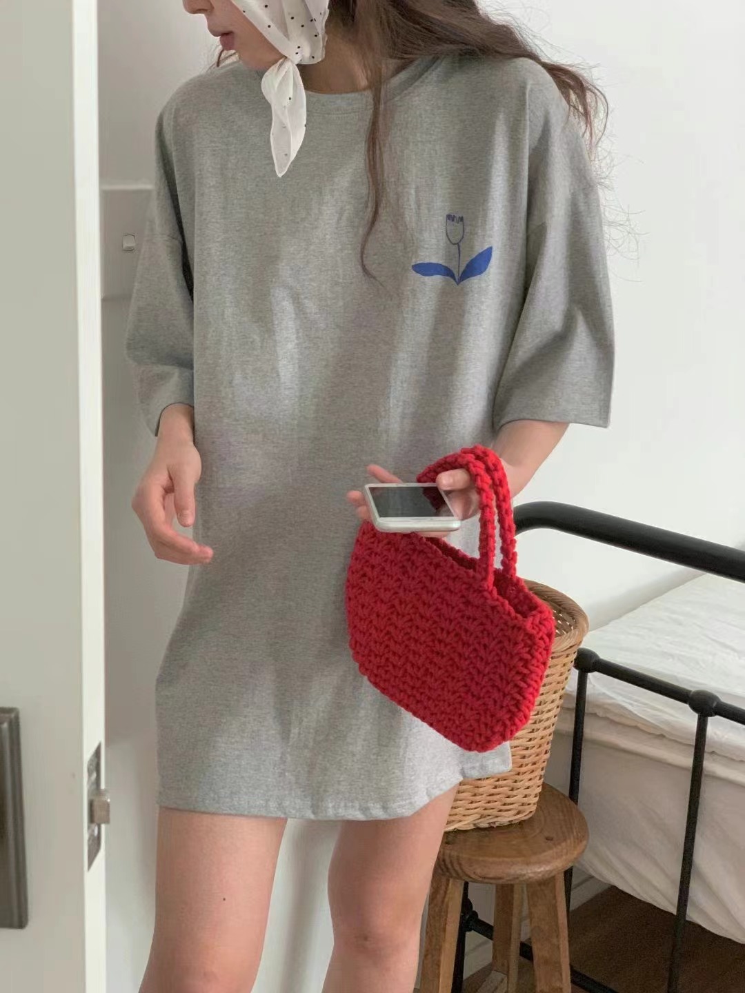 FIVE東大門實拍女裝新款熱賣休閑真品時尚推薦職業25春夏T恤FIVET恤圖色2
