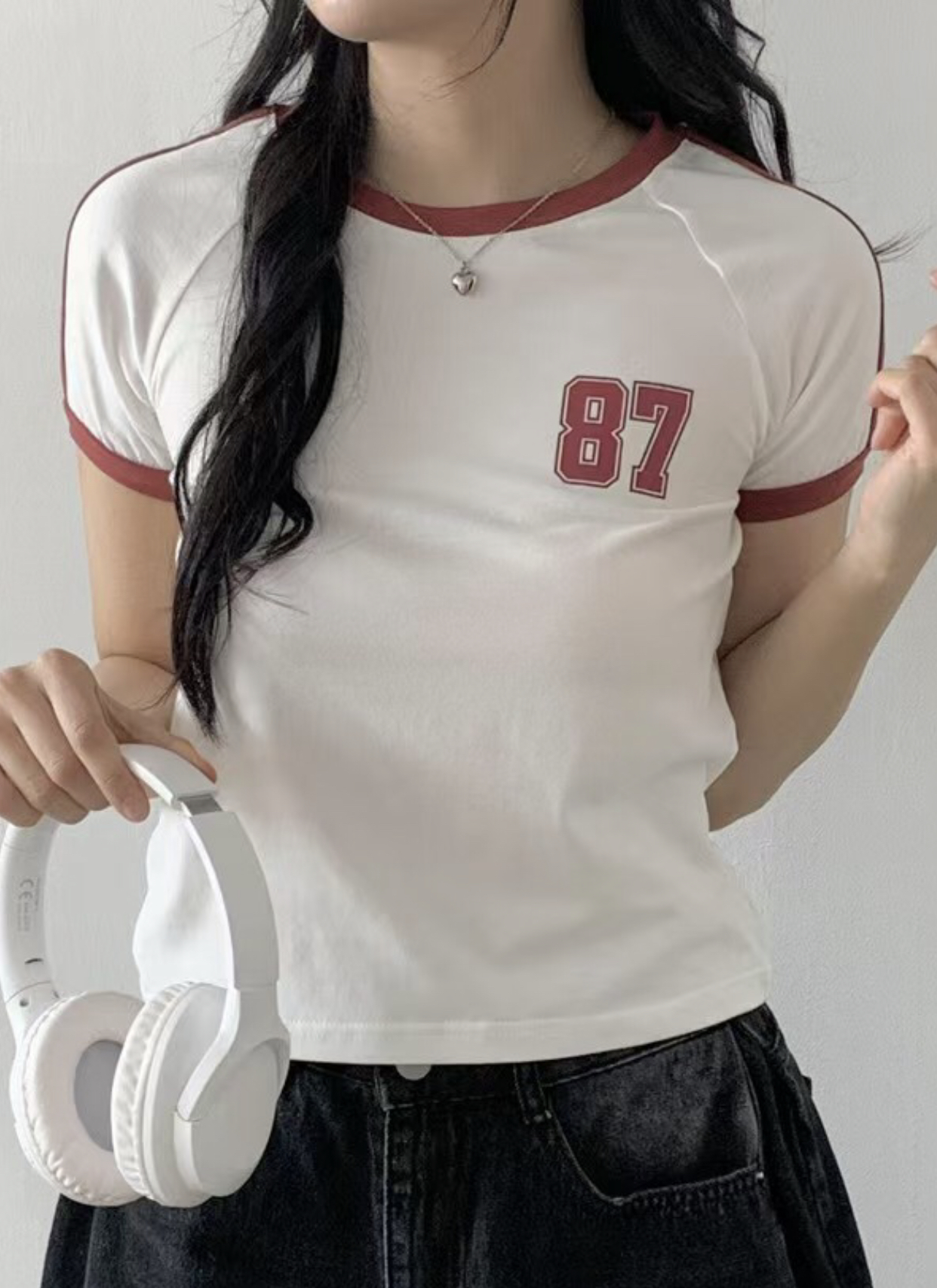 A BEL東大門實拍女裝新品25春夏職業時尚休閑真品人氣熱賣T恤A BELT恤
