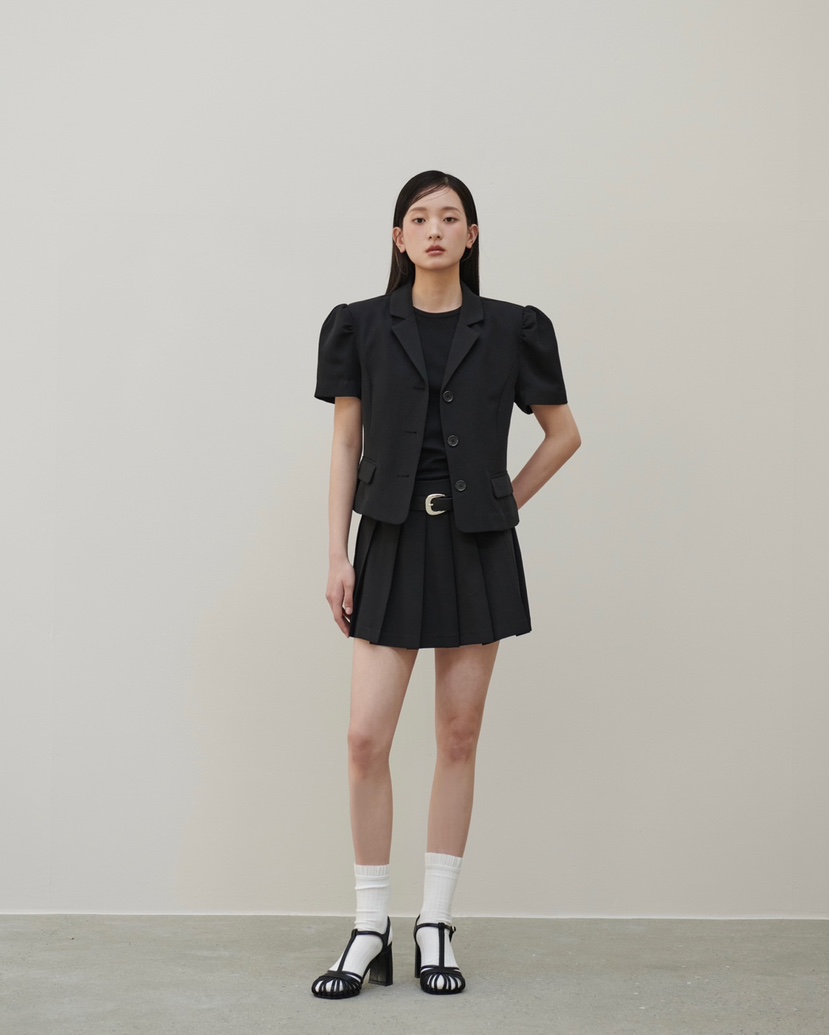 STAGE韓國直郵女裝新款真品推薦25春夏人氣熱賣短裙不含腰帶STAGE短裙