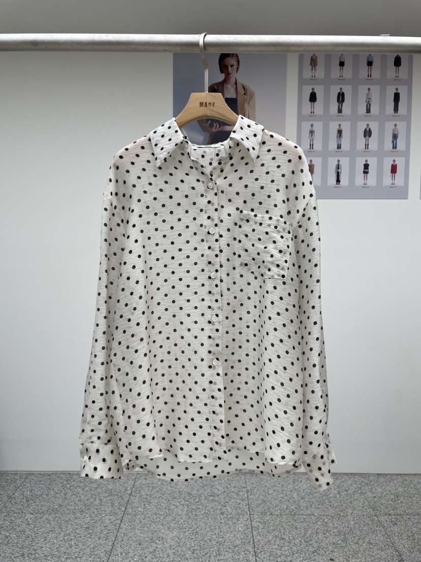 MADE-P韓國直郵女裝新品人氣推薦時尚休閑職業25春夏襯衫蕾絲衫MADE-P襯衫/蕾絲衫圖色1
