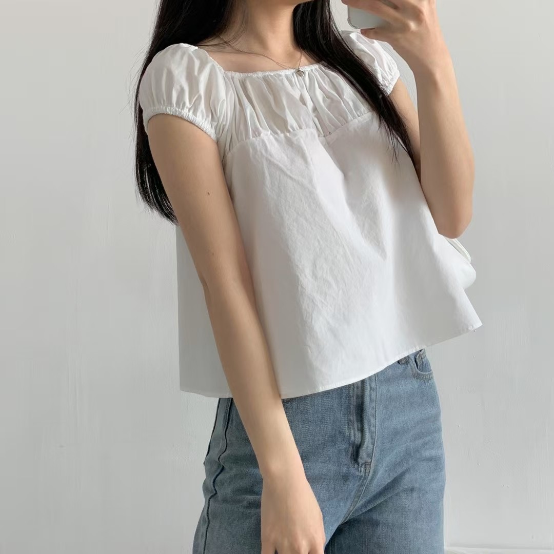 A BEL韓國㊣直郵東大門代購女裝新款推薦時尚休閑襯衫蕾絲衫A BEL襯衫/蕾絲衫