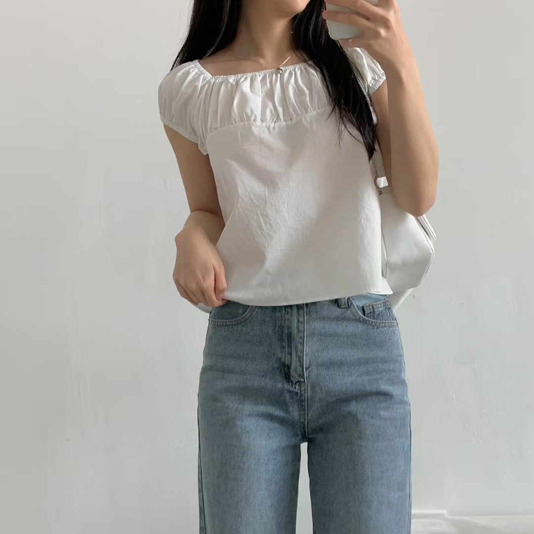 A BEL韓國㊣直郵東大門代購女裝新款推薦時尚休閑襯衫蕾絲衫A BEL襯衫/蕾絲衫圖色2