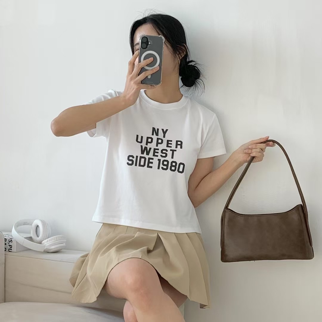 A BEL韓國直郵㊣女裝新品推薦時尚休閑熱賣人氣25春夏T恤A BELT恤