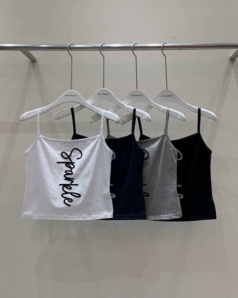 LOVE MOMENT韓國㊣直郵東大門代購女裝新品人氣25春夏吊帶背心LOVE MOMENT吊帶/背心