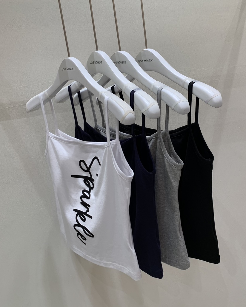 LOVE MOMENT韓國㊣直郵東大門代購女裝新品人氣25春夏吊帶背心LOVE MOMENT吊帶/背心