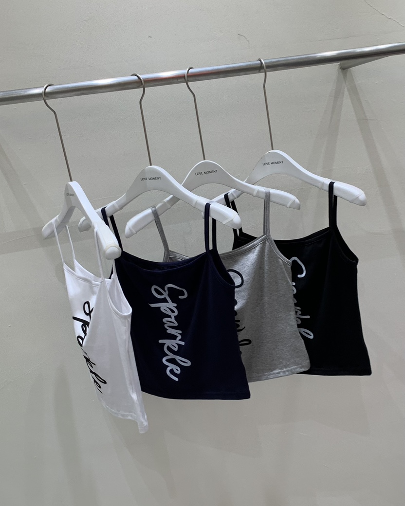 LOVE MOMENT韓國㊣直郵東大門代購女裝新品人氣25春夏吊帶背心LOVE MOMENT吊帶/背心