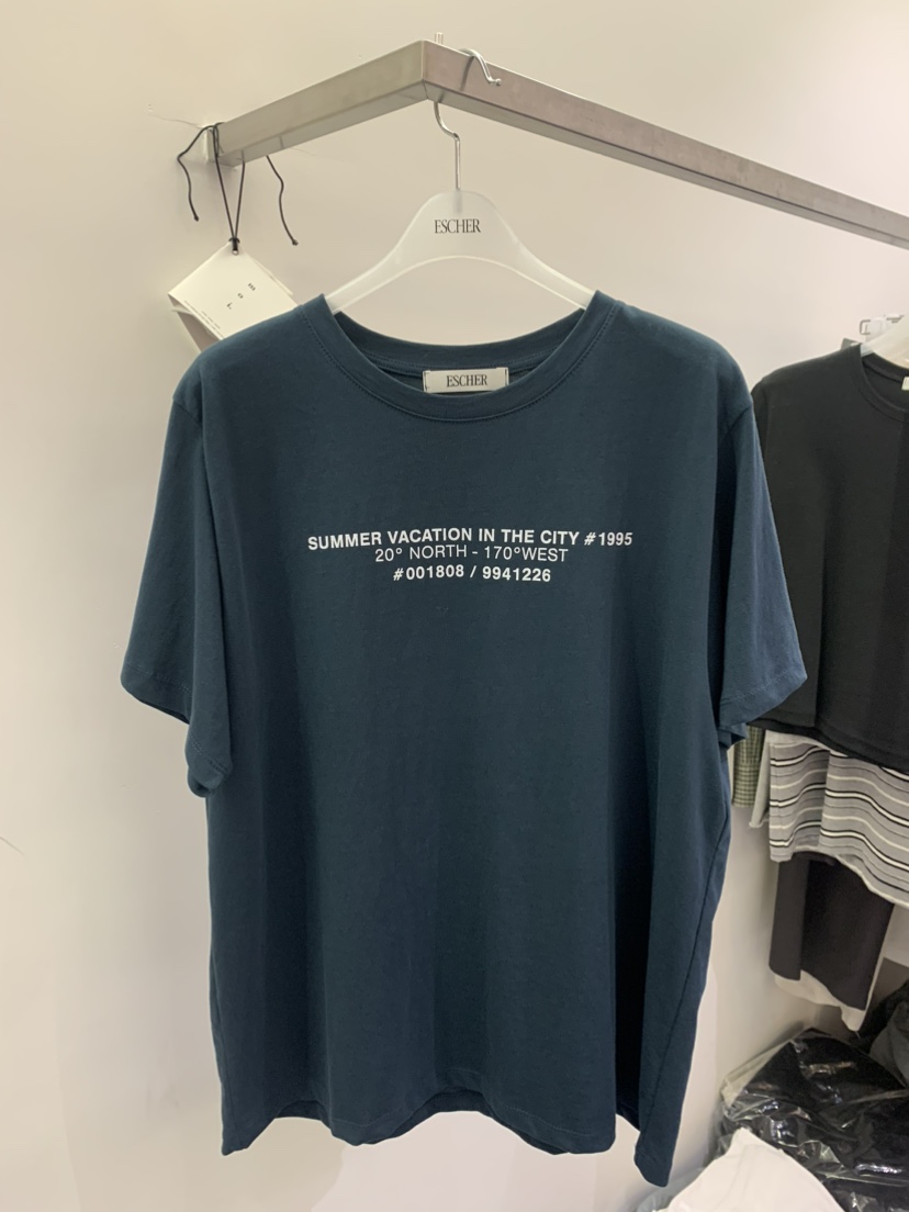 ESCHER直郵韓國代購㊣女裝新品休閑熱賣25春夏人氣推薦時尚T恤ESCHERT恤圖色2