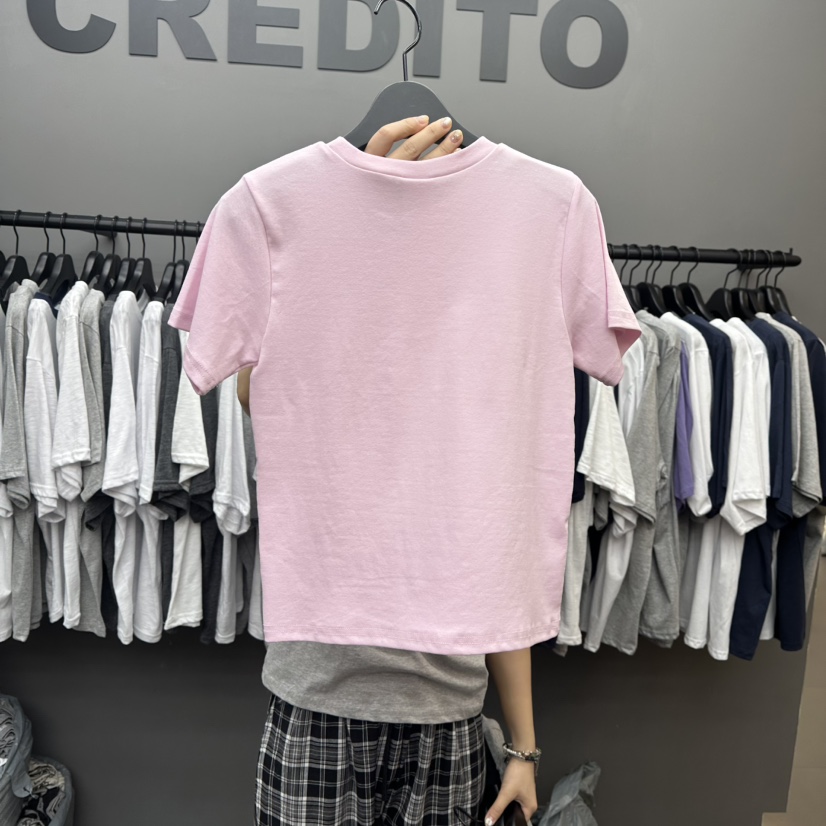CREDITO韓國直郵㊣女裝新品人氣時尚推薦休閑25春夏熱賣T恤CREDITOT恤