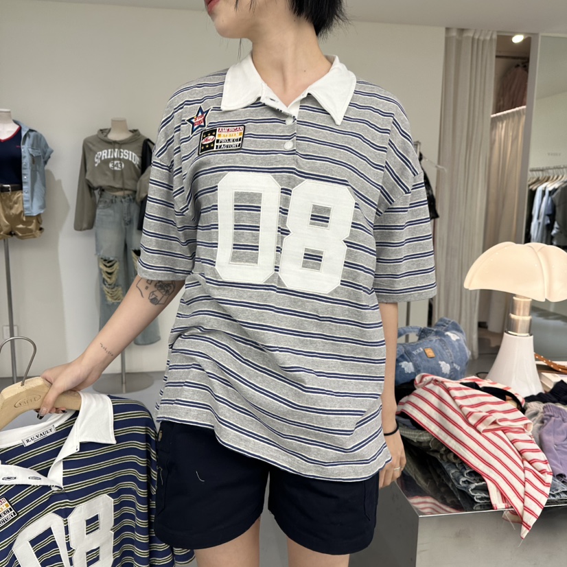 VAULT韓國直郵㊣東大門實拍女裝新款人氣熱賣推薦25春夏T恤VAULTT恤圖色1