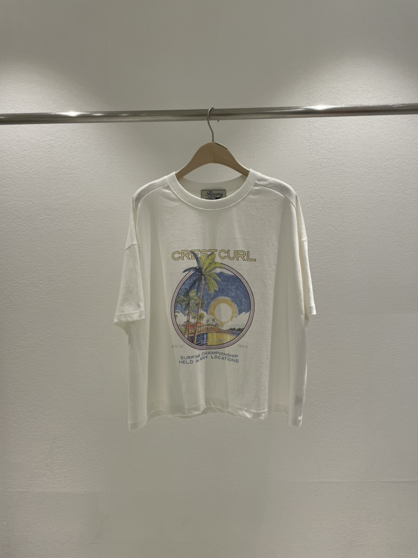 ROOMS SHOP韓國直郵㊣女裝新款休閑25春夏人氣時尚熱賣T恤ROOMS_SHOPT恤
