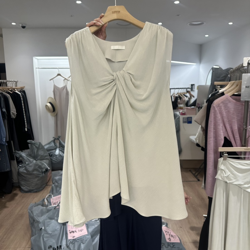 LEWIN韓國㊣直郵東大門代購女裝新品25春夏吊帶背心兩面可穿LEWIN吊帶/背心