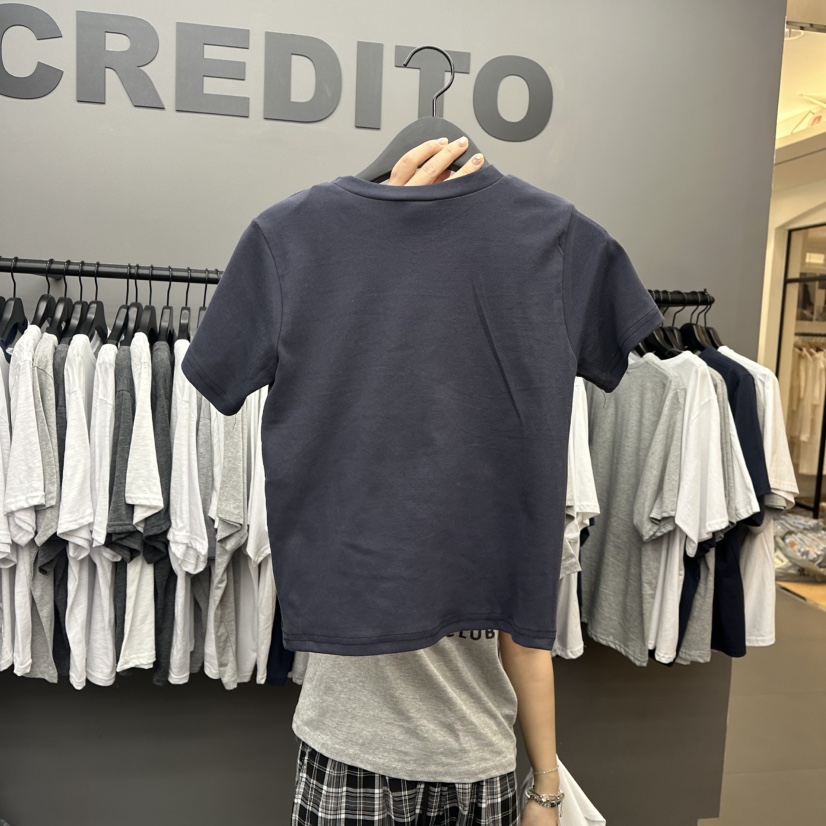 CREDITO韓國直郵㊣女裝新品時尚推薦熱賣人氣休閑25春夏T恤CREDITOT恤