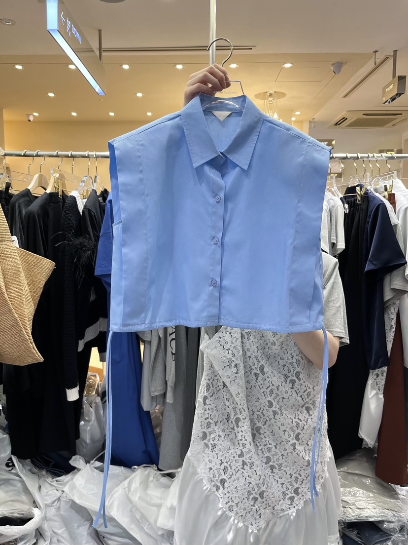WORK SHOP韓國代購女士新品真品人氣休閑25春夏襯衫蕾絲衫Work_shop襯衫/蕾絲衫圖色2