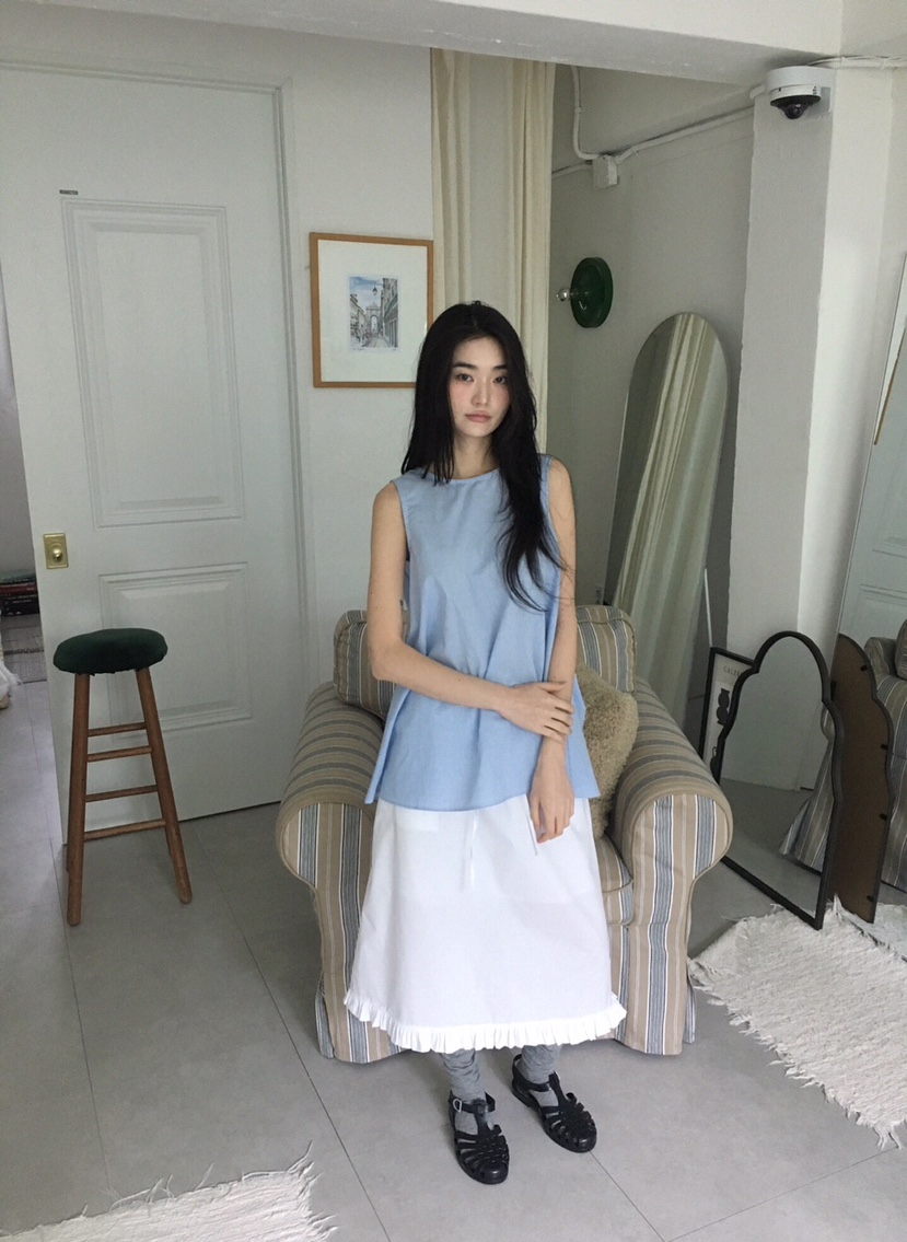 ORDINARYA東大門直郵女裝新款休閑真品推薦25春夏熱賣吊帶背心ROESMMOSS吊帶/背心