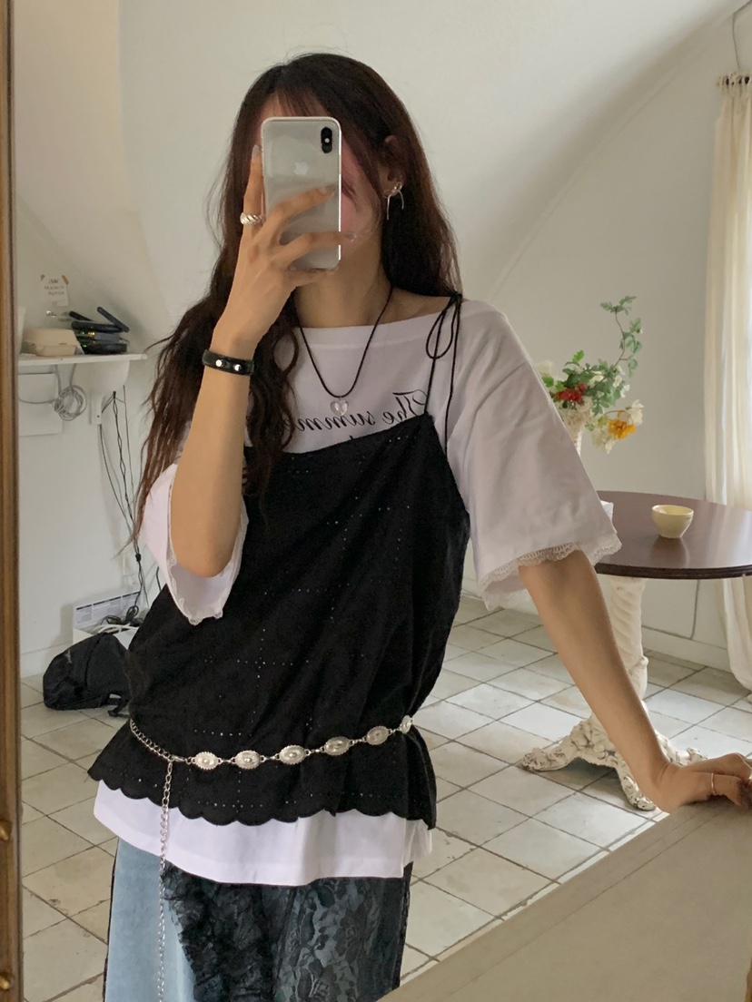 MORE THAN-P東大門代購女裝新款熱賣人氣推薦職業吊帶背心MORE THAN吊帶/背心