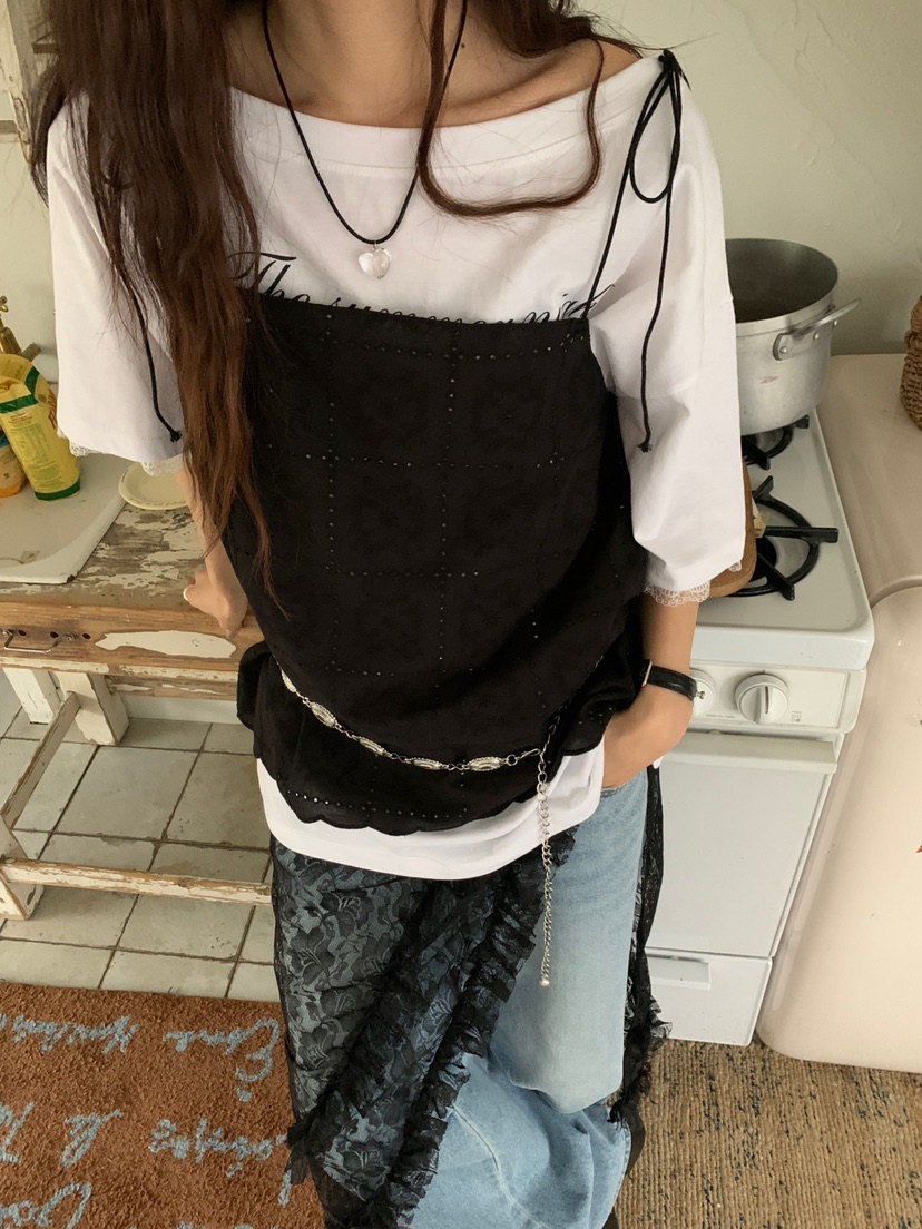 MORE THAN-P東大門代購女裝新款熱賣人氣推薦職業吊帶背心MORE THAN吊帶/背心