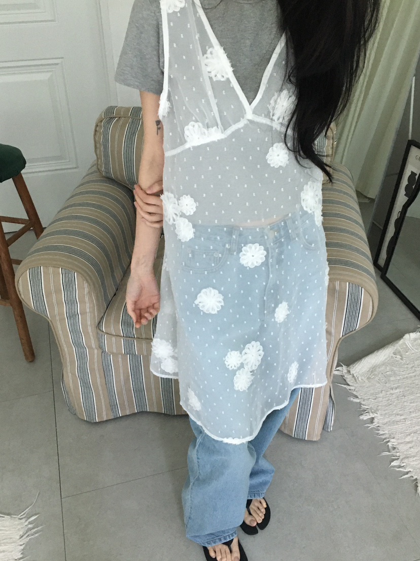 ORDINARYA東大門實拍女裝新品推薦真品休閑25春夏連衣裙透明ORDINARYA連衣裙