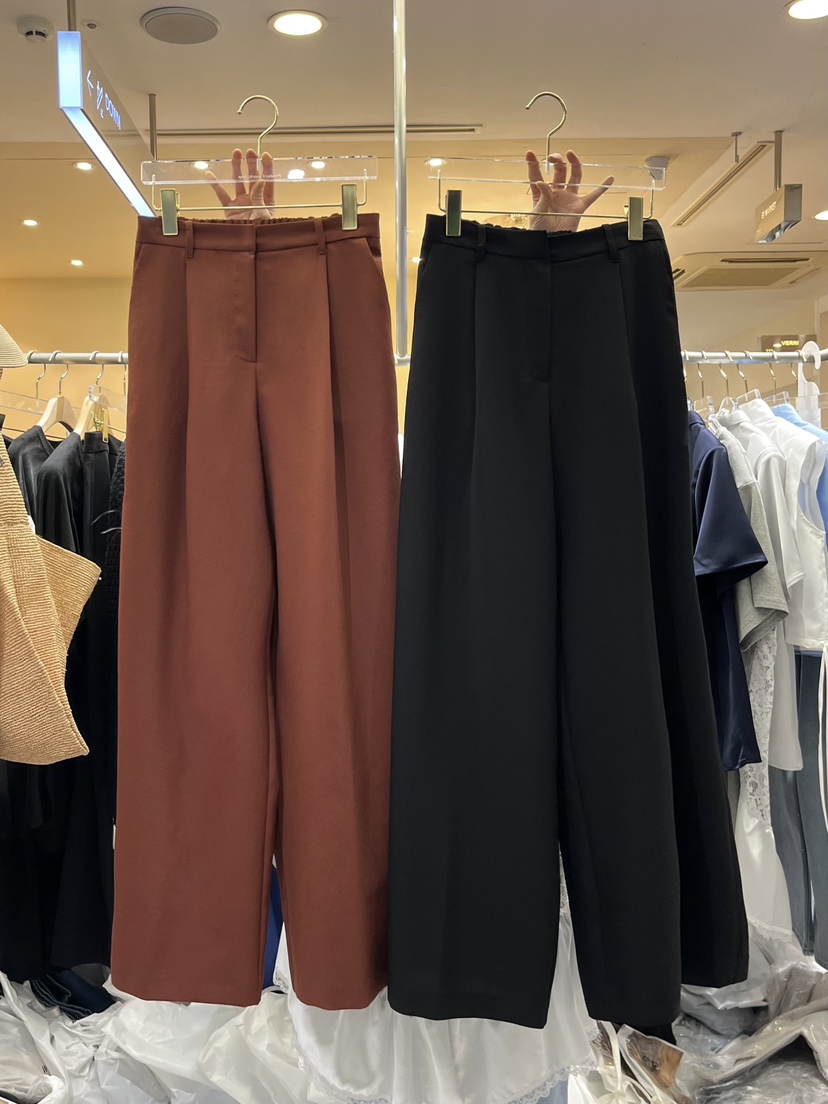 WORK SHOP東大門直郵女士新款推薦25春夏職業人氣休閑休閑褲Work_shop休閑褲