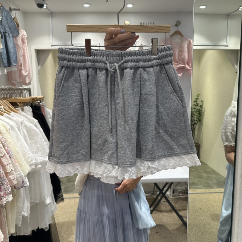 空東大門代購女裝新品熱賣時尚人氣推薦真品休閑職業25春夏短褲BELITA短褲圖色2