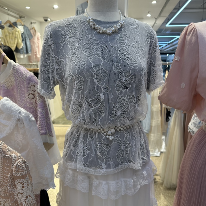 空韓國直郵女裝新品真品25春夏熱賣時尚休閑職業人氣推薦T恤BELITAT恤圖色2