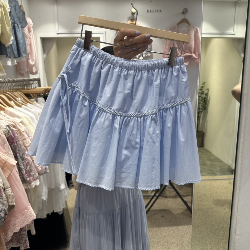 空東大門直郵女裝新品25春夏休閑人氣熱賣時尚真品推薦短裙BELITA短裙